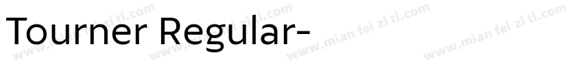 Tourner Regular字体转换